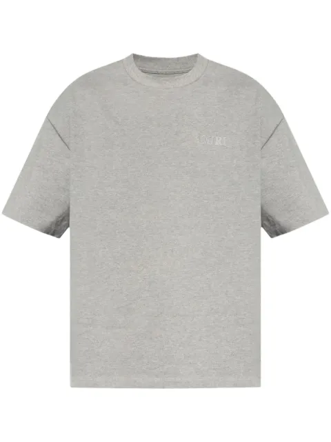 AMIRI logo-embroidered crew neck T-shirt
