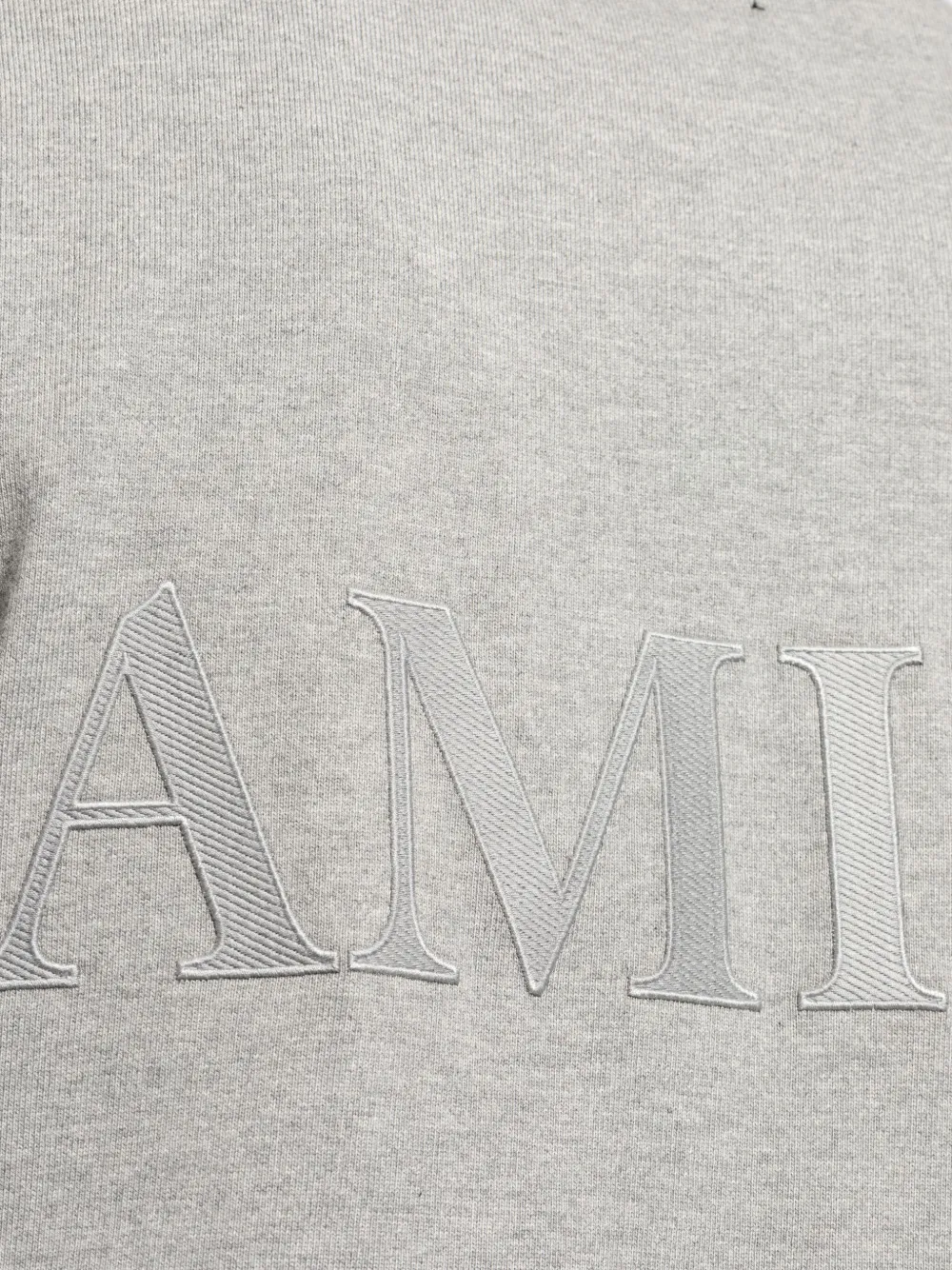AMIRI T-shirt met geborduurd logo Grijs