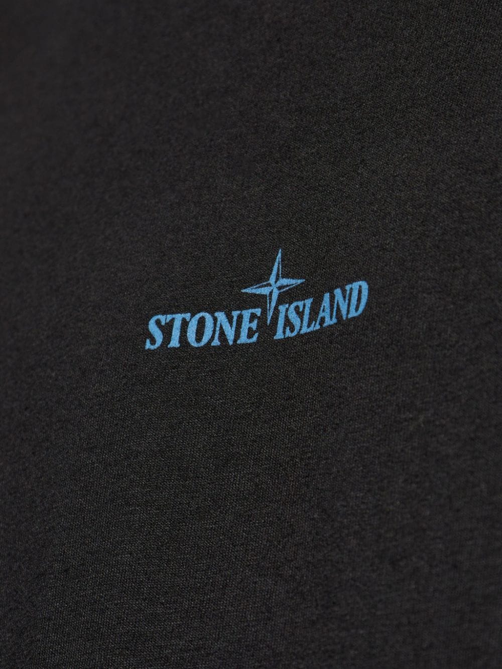 Shop Stone Island Logo-print T-shirt In Black