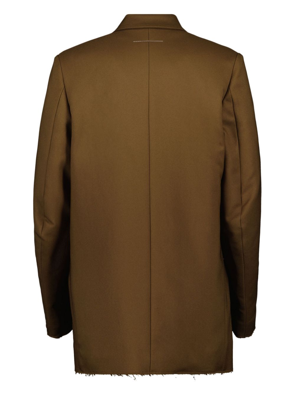 MM6 Maison Margiela Blazer met gekerfde revers - Groen