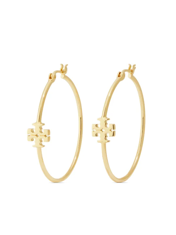 VIP価格☆TORY BURCH    エレノア フープ ピアス Tory Burch Eleanor フープピアス | ゴールドトーン | FARFETCH JP