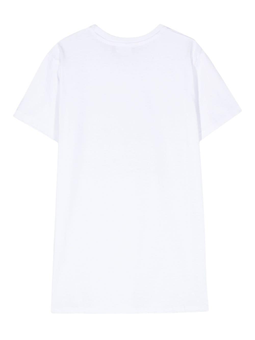 alessandro enriquez slogan-print T-shirt - Wit