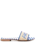 alessandro enriquez x Les Italiennes Amore sandals - Neutrals