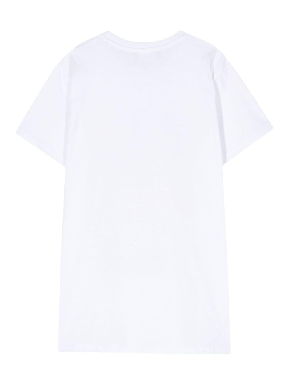 alessandro enriquez graphic-print T-shirt - Wit