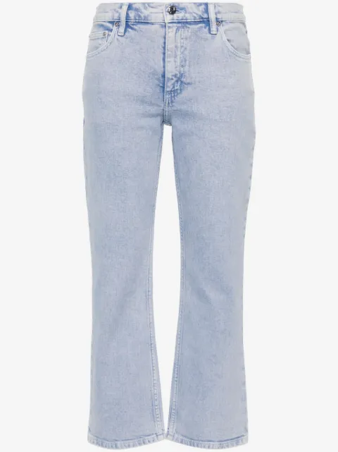 Tory Burch vaqueros capri de talle medio