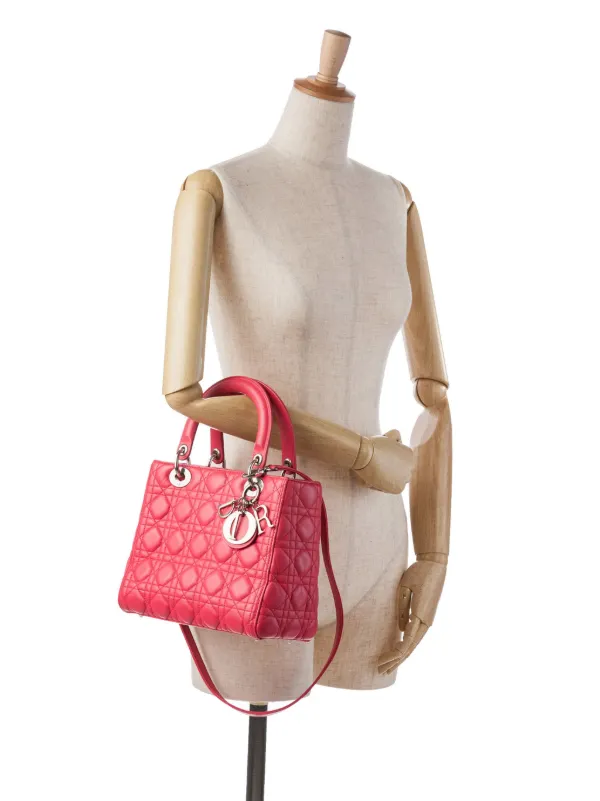 クリスチャンディオール　バッグ Christian Dior Pre-Owned 2014 レディ ディオール レザー