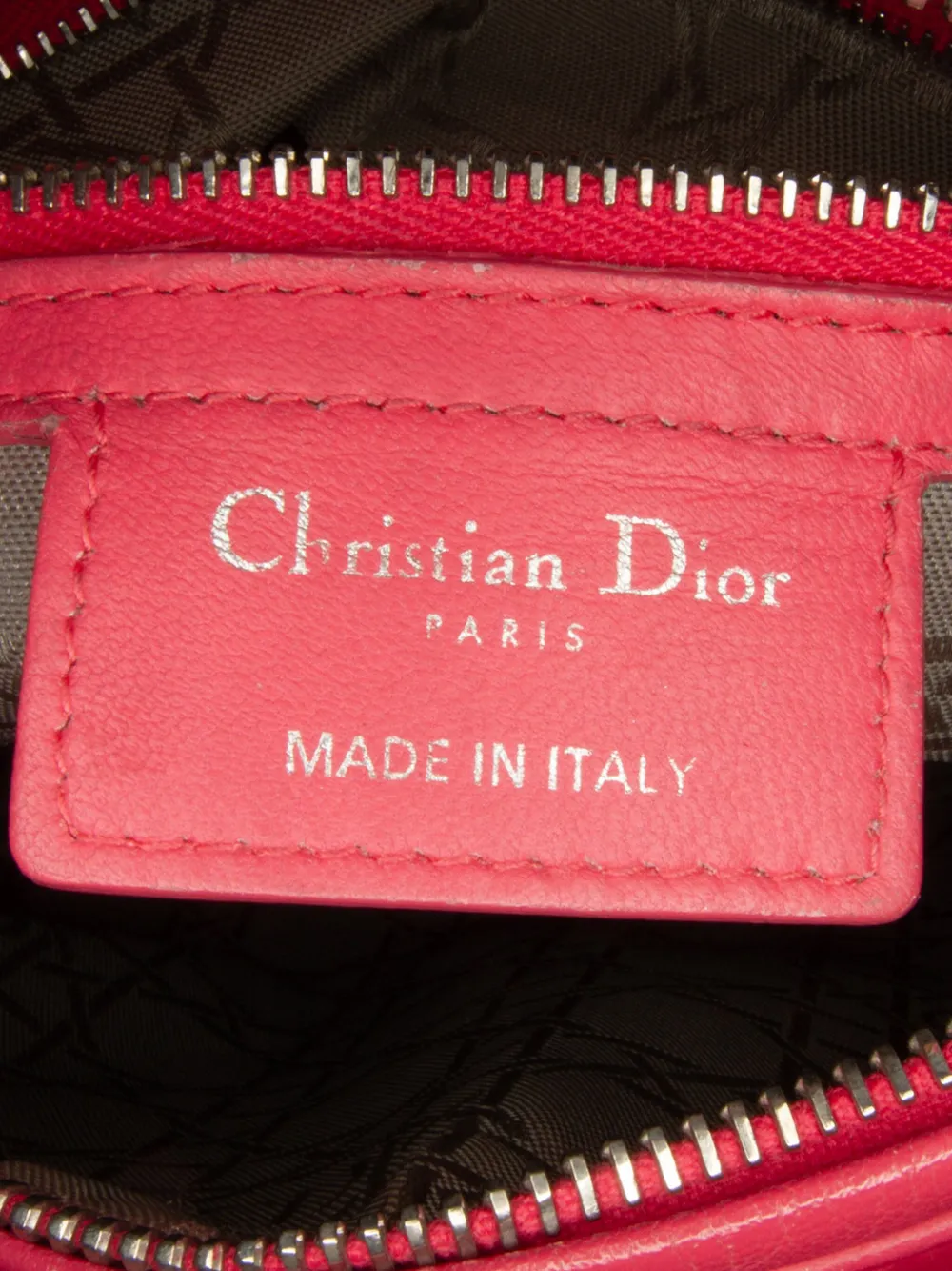 Christian Dior Pre-Owned 2014 レディ ディオール レザー