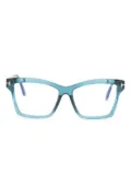 TOM FORD Eyewear FT5964B rectangle-frame glasses - Blue