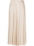 Herno satin midi skirt - Neutrals