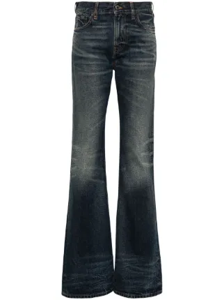 デニム・ジーパン HAIKURE FLORA FLARED JEANS IN DENIM Haikure Flora Flared Jeans | Blue | FARFETCH