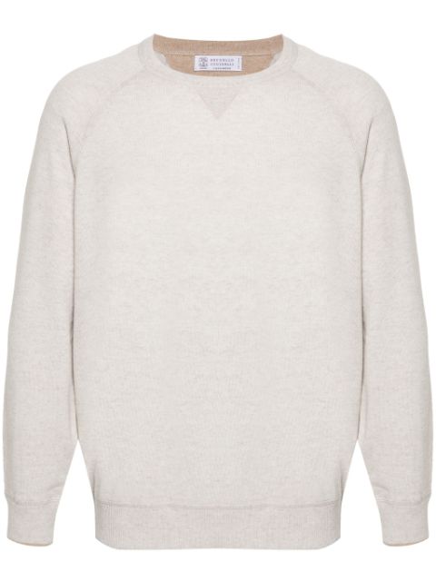 Brunello Cucinelli crew-neck cashmere jumper Men