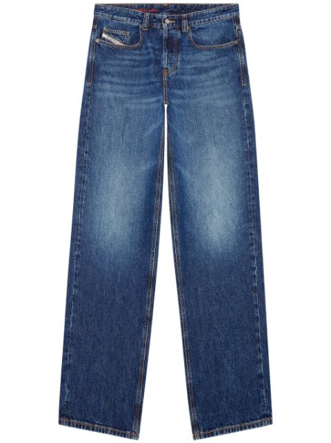 Diesel D-Macro logo patch jeans Men