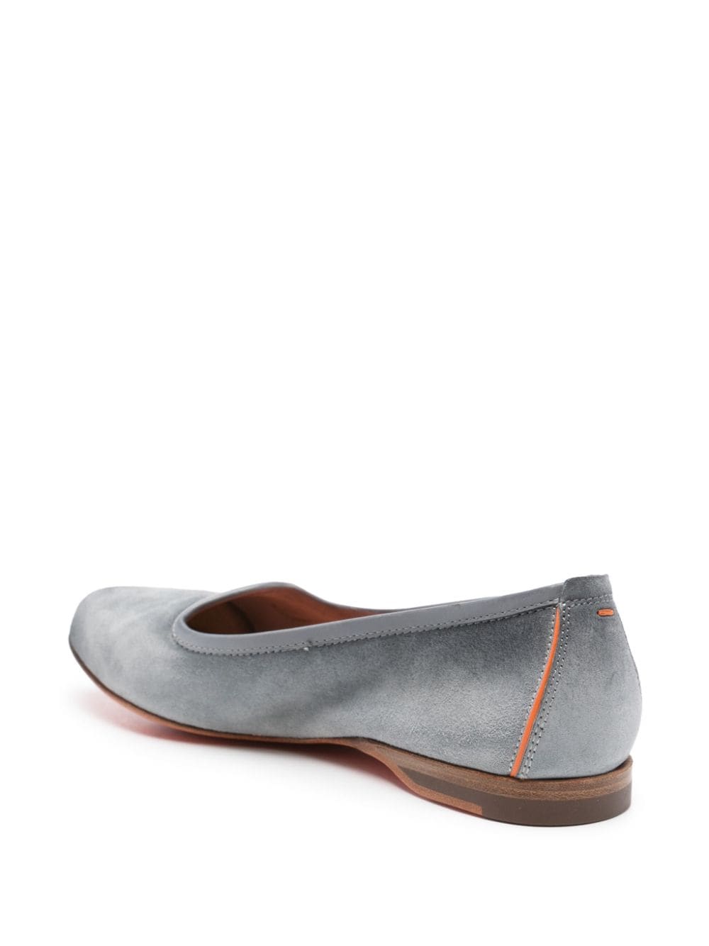 Santoni Slippers met geborduurd logo Blauw