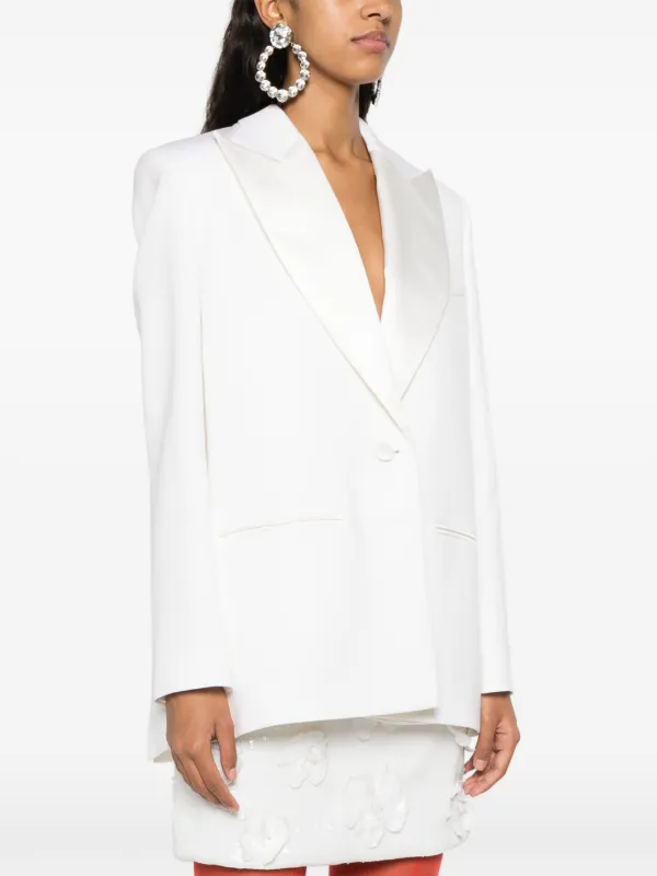 Magda Butrym single-breasted Wool Suit Jacket | Neutrals