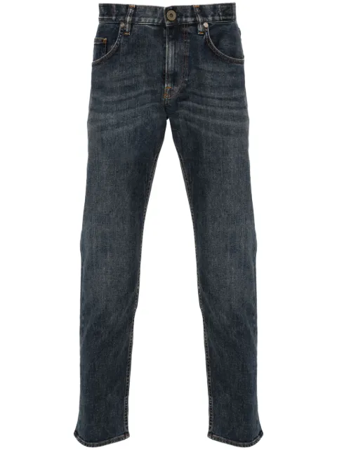 Eleventy stonewashed slim cut jeans