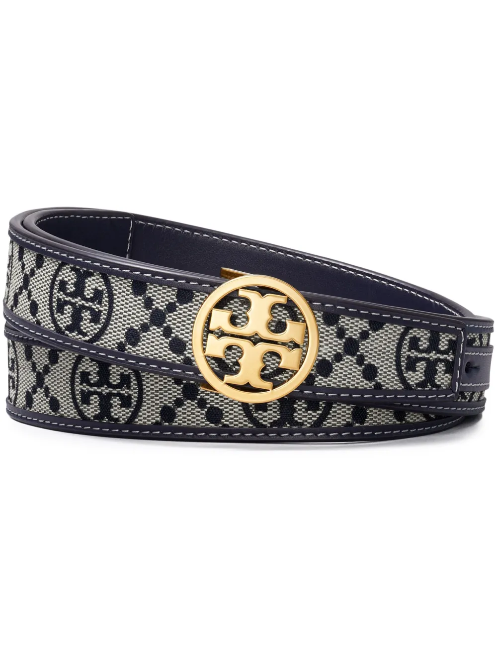 Tory Burch Cintura T Monogram Miller - Toni neutri
