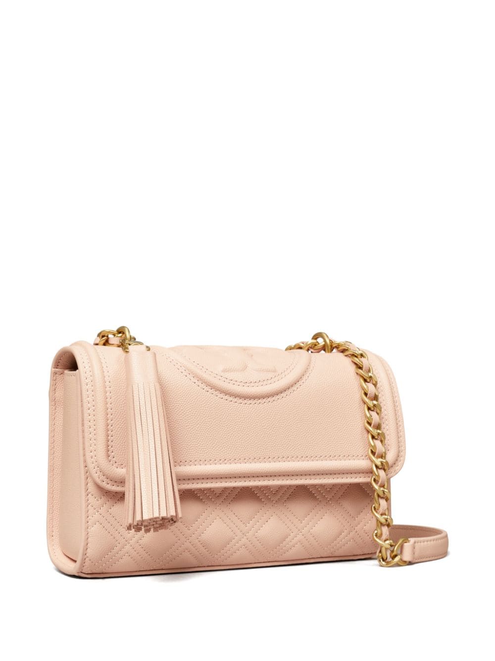 Shop Tory Burch Small Fleming Soft Grain Convertible Shoulder Bag In Pink