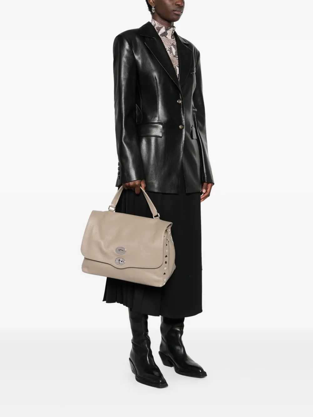 Zanellato Postina Daily Giorno medium shopper - Grijs
