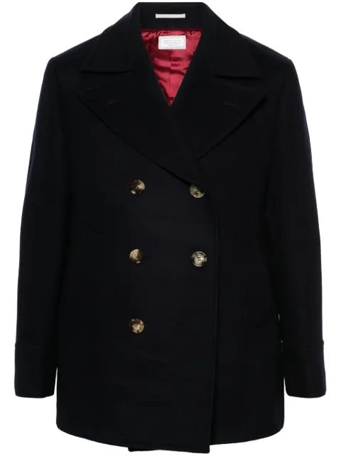 Brunello Cucinelli double-breasted felted coat