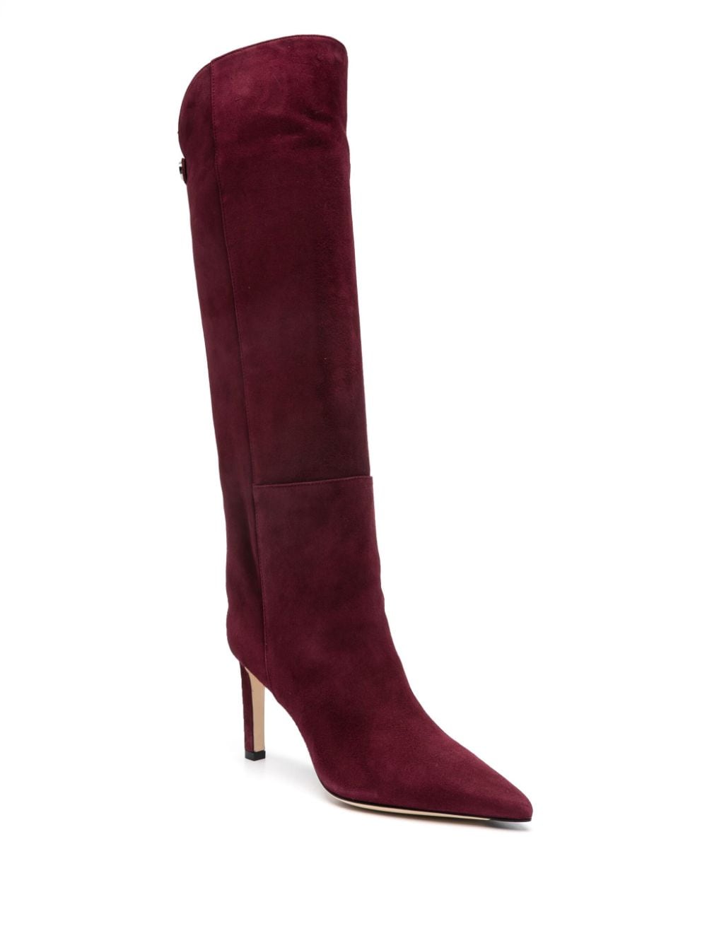 Shop Jimmy Choo 85mm Alizze Boots In Red