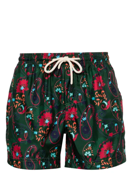 Short de bain Casablanca à motif cachemire - PENINSULA SWIMWEAR - Modalova