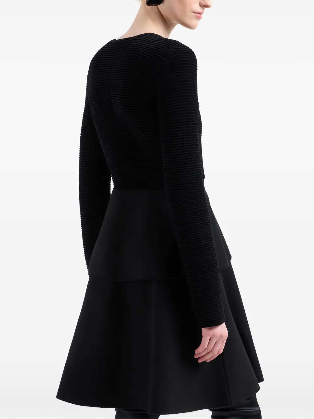 Emporio Armani Gebreide jas - Zwart