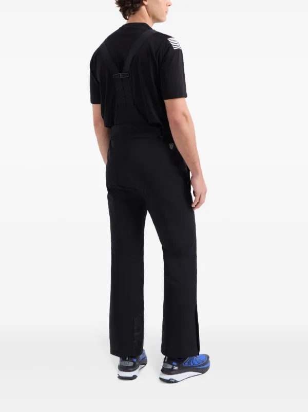 EMPORIO ARMANI - EA7 スノーボード スキーウェア ボトムス Ea7 Emporio Armani ストレート スキーパンツ | ブラック