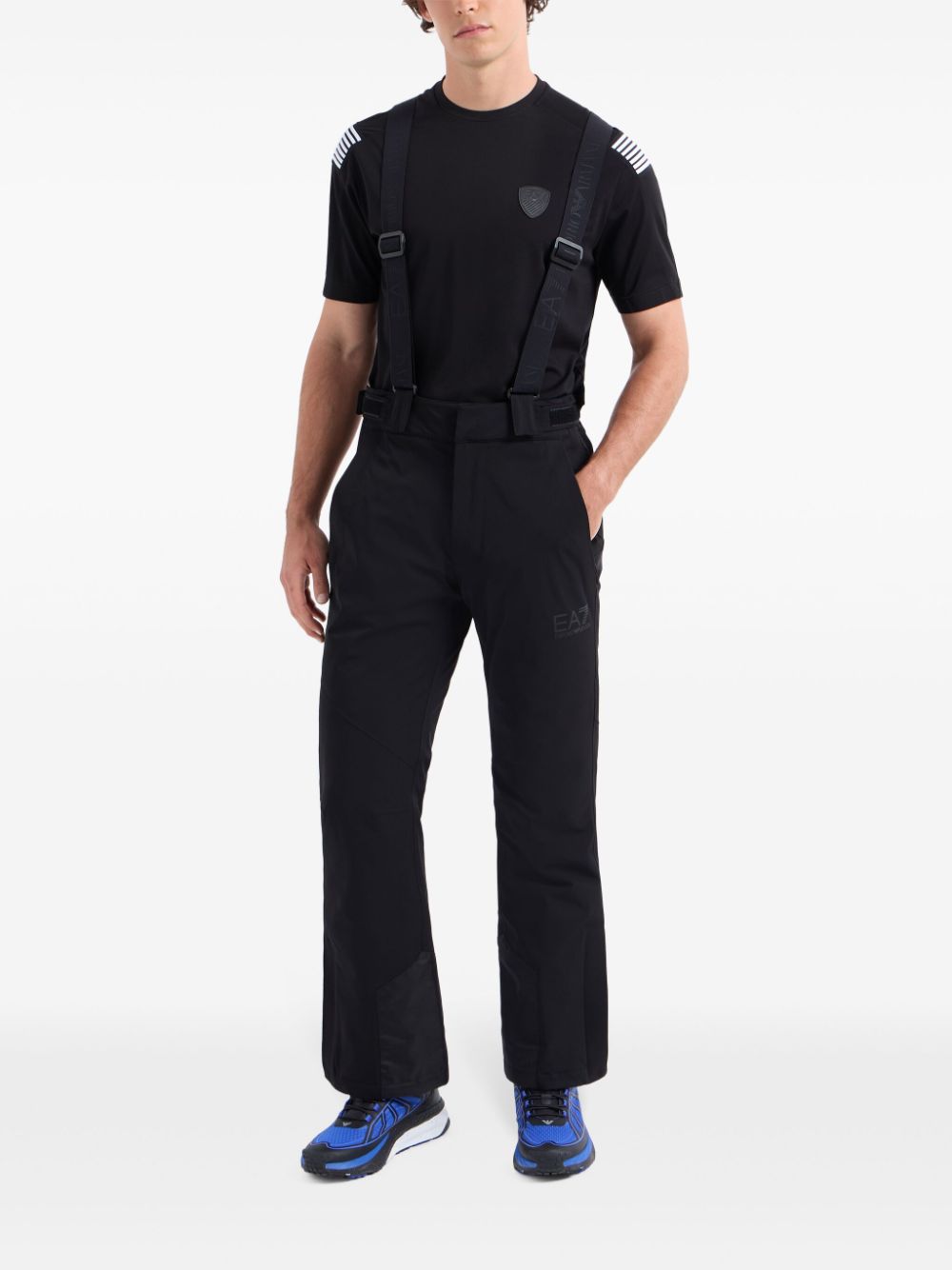 Ea7 Emporio Armani Straight skibroek - Zwart