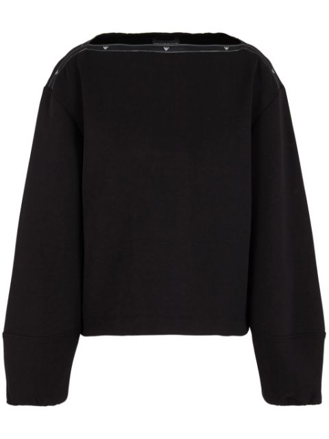 Emporio Armani logo trim jumper Women