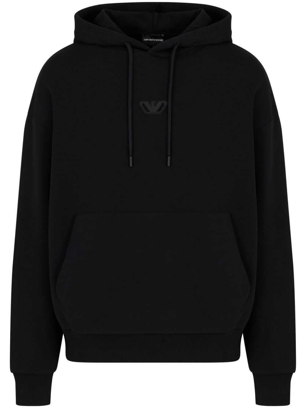 Emporio Armani logo-patch hoodie Men