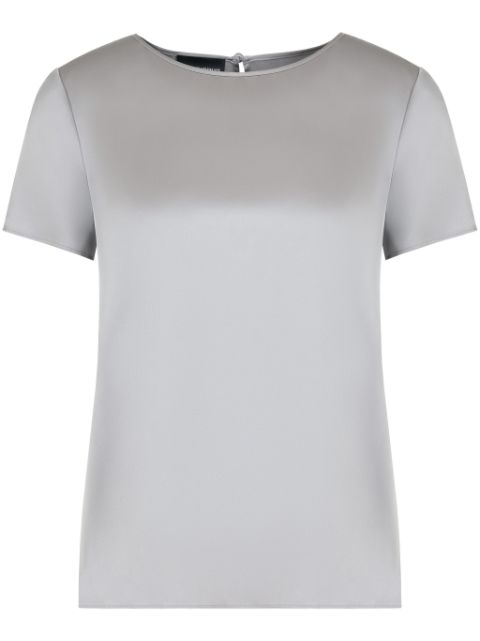 Emporio Armani satin short-sleeve blouse Women