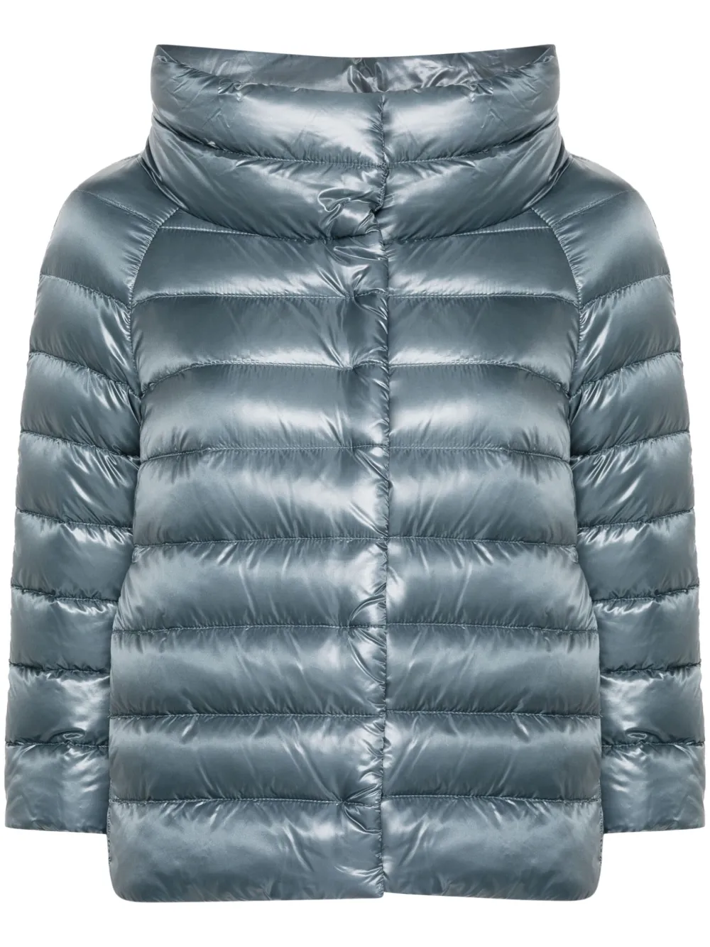 Herno Sofia Quilted Puffer Jacket | Blue | FARFETCH JO