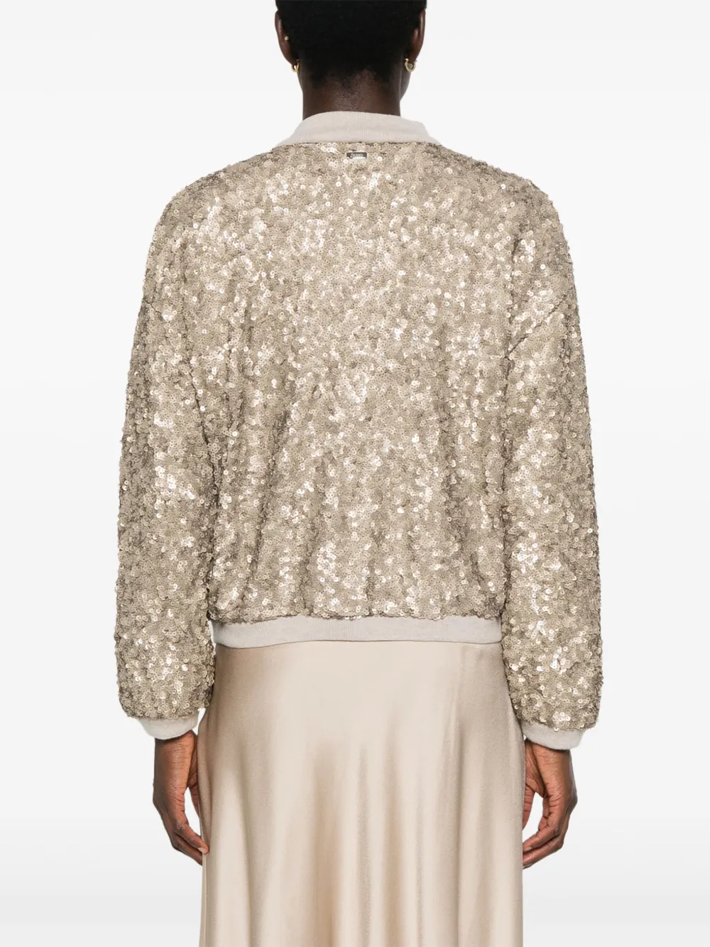 Herno sequin-embellished bomber jacket | Clothing | Image 4
