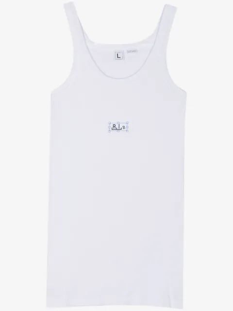 Random Identities logo-print ribbed tank top