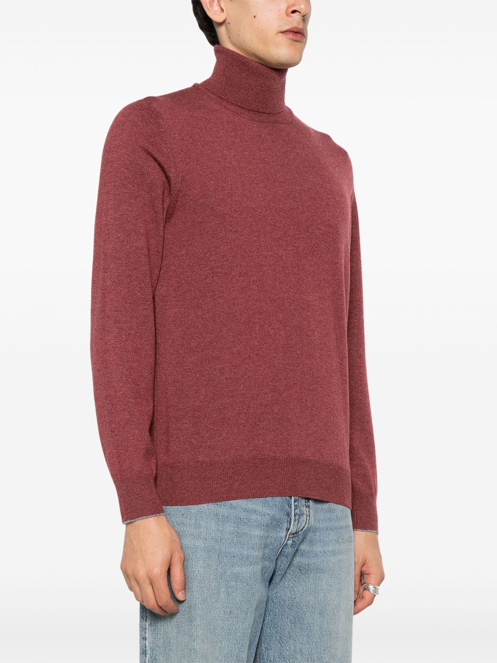 Brunello Cucinelli roll-neck cashmere jumper Men