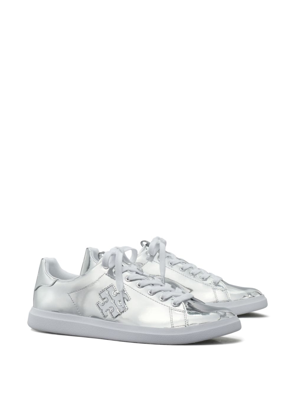 Tory Burch Howell Court sneakers met metallic effect - Zilver