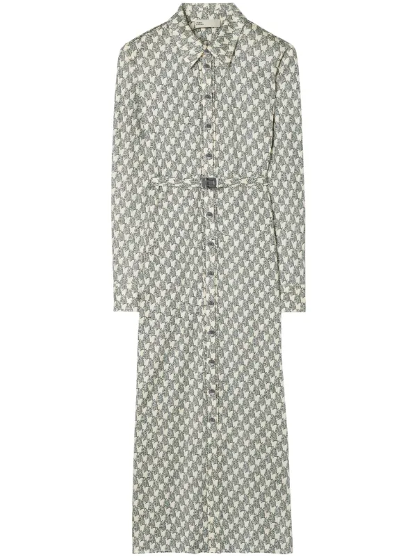 TORY BURCH プリント シャツドレス★ニューシーズン★関税/送料 ドレスシャツ Tory Burch(トリーバーチ) - 海外通販のBUYMA