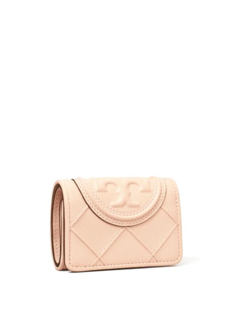 Tory Burch small Fleming Soft grained-eather flap wallet Women