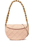Tory Burch mini Fleming Soft Grain Crescent shoulder bag - Pink