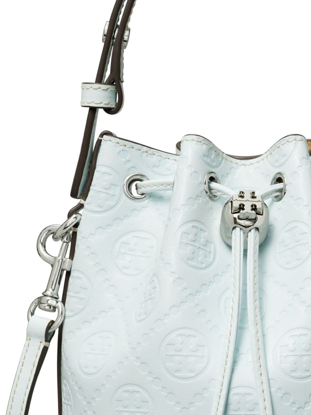 Tory Burch Tas met monogram - Blauw