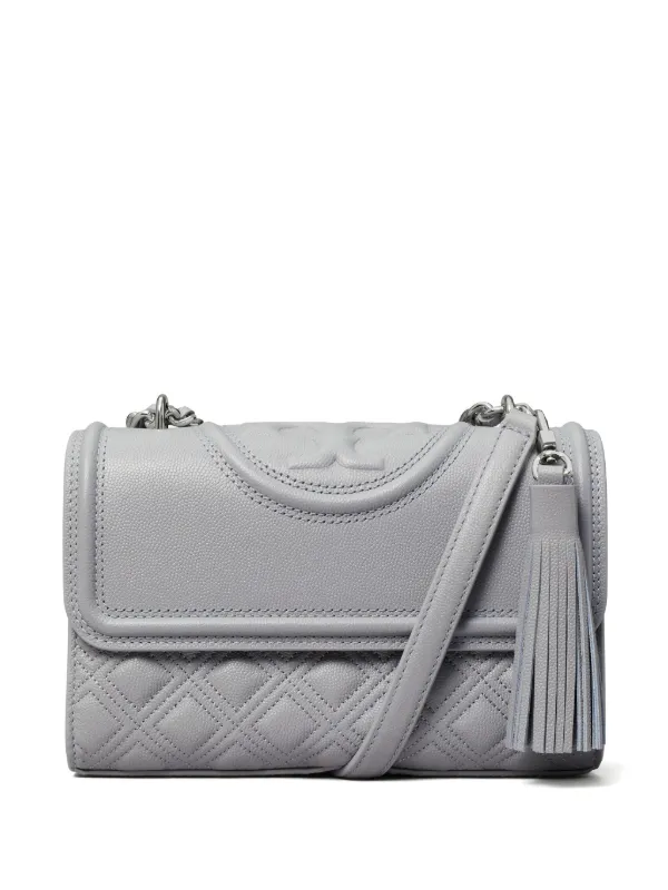 Grey tory burch bag on sale