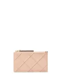 Tory Burch Fleming Soft Grained zipped card holder - Pink