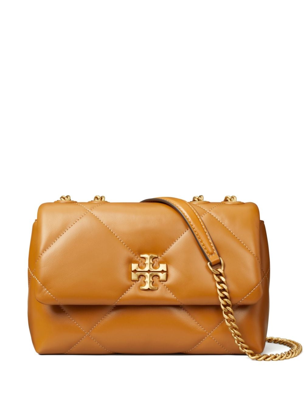 Tory Burch Kira kleine schoudertas Bruin