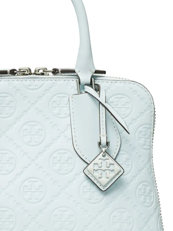 Tory Burch Mini Swing Monogram Tote Bag | Blue | FARFETCH