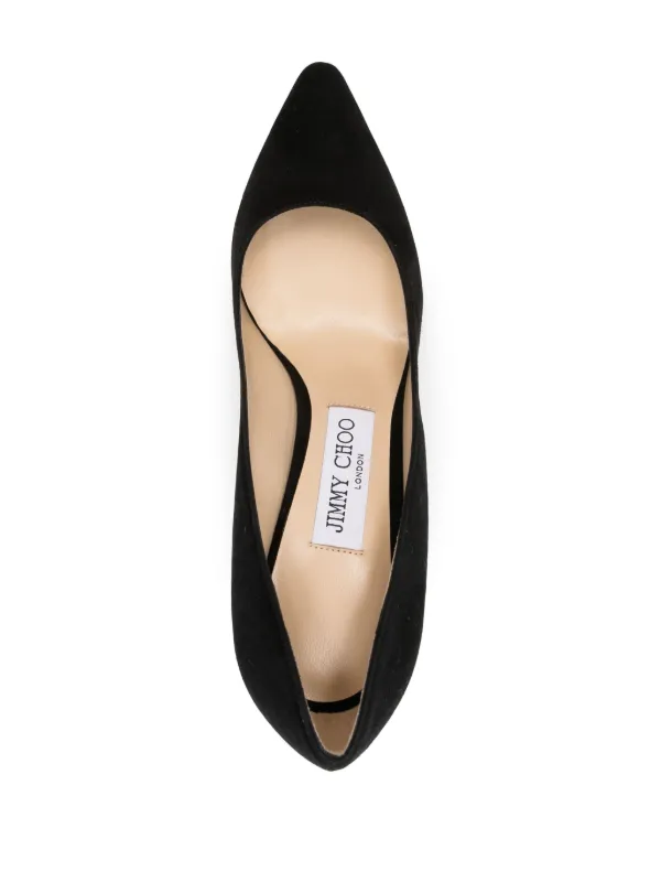 Jimmy Choo Escarpins En Daim 90 Mm Noir FARFETCH TN