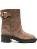 Jimmy Choo 50mm suede boots - Brown