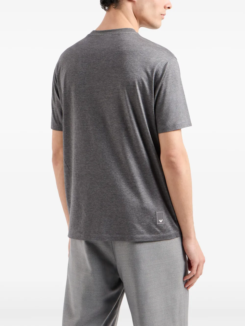 Emporio Armani T-shirt met gemêleerd-effect Grijs