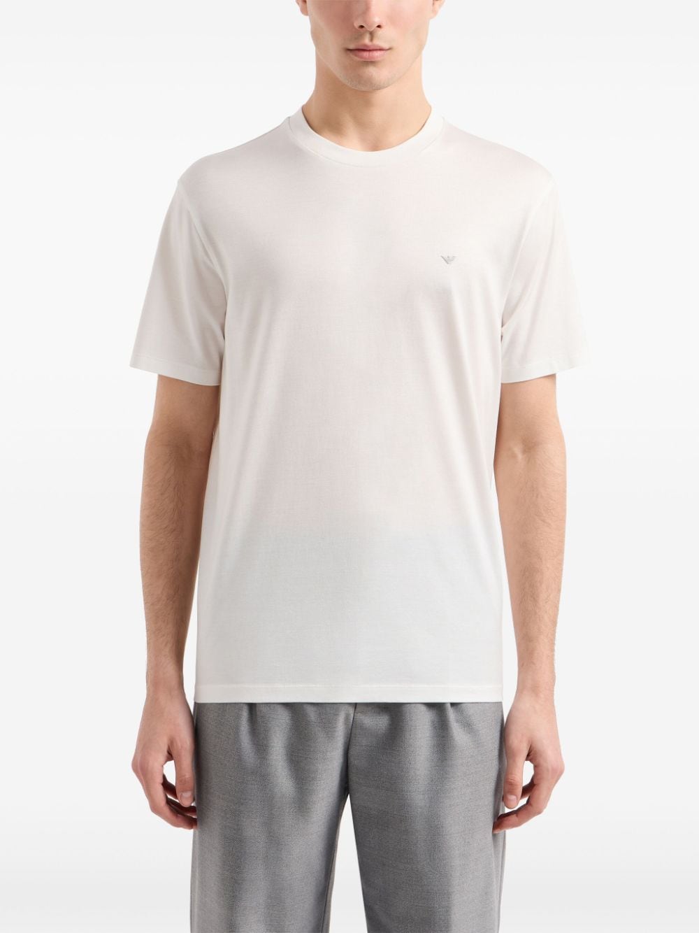 Emporio Armani crew-neck T-shirt - Wit