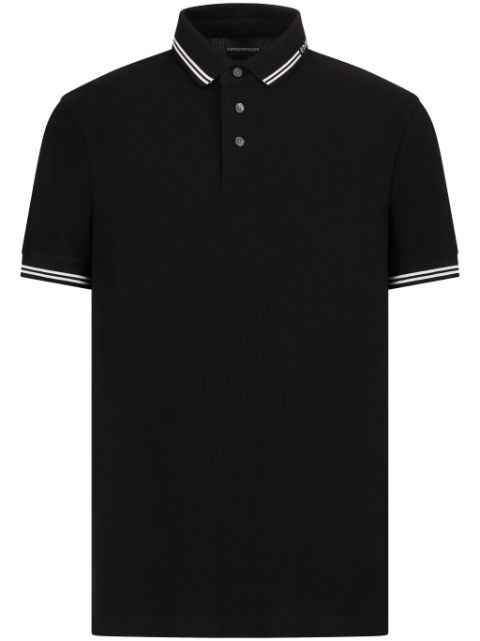 Emporio Armani logo-collar polo shirt Men