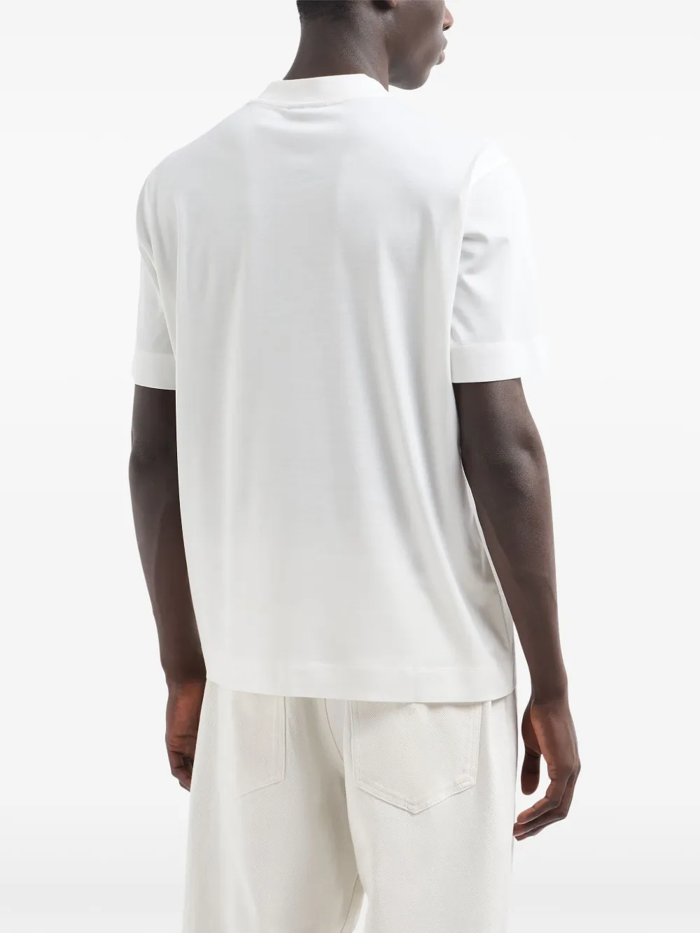 Emporio Armani ASV EA jersey T-shirt Wit